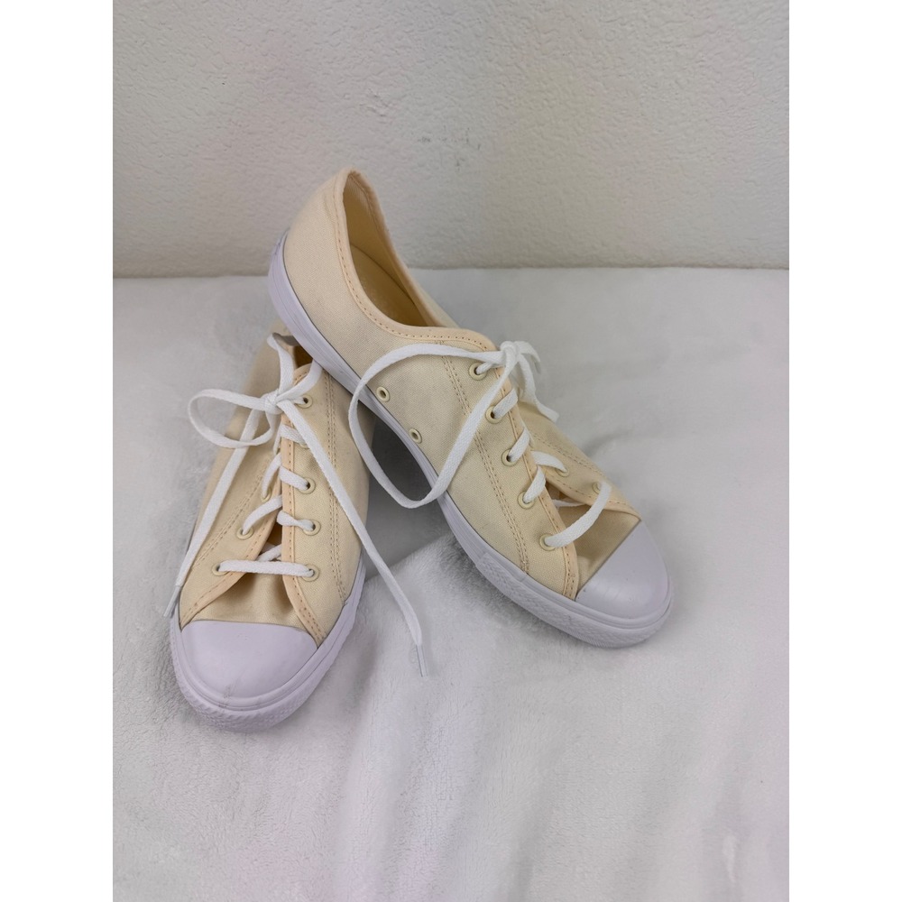 Converse Chuck Taylor All Star Dainty Festival Size 9 Light Yellow Canvas